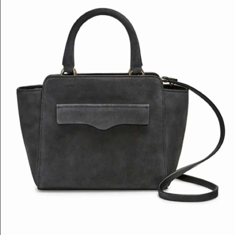 REBECCA MINKOFF Avery Suede Leather Mini Tote